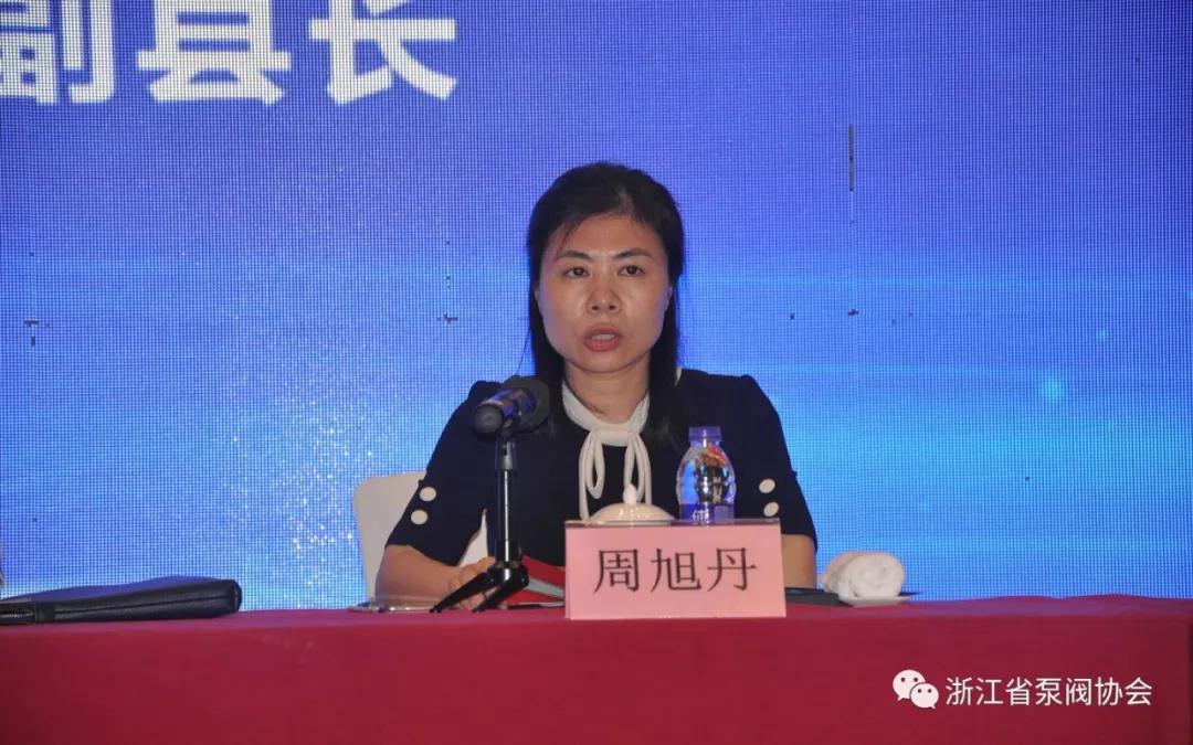 永嘉縣副縣長周旭丹在全國閥門標準工作會議講話